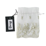 Geniff Lace Gift Drawstring bag